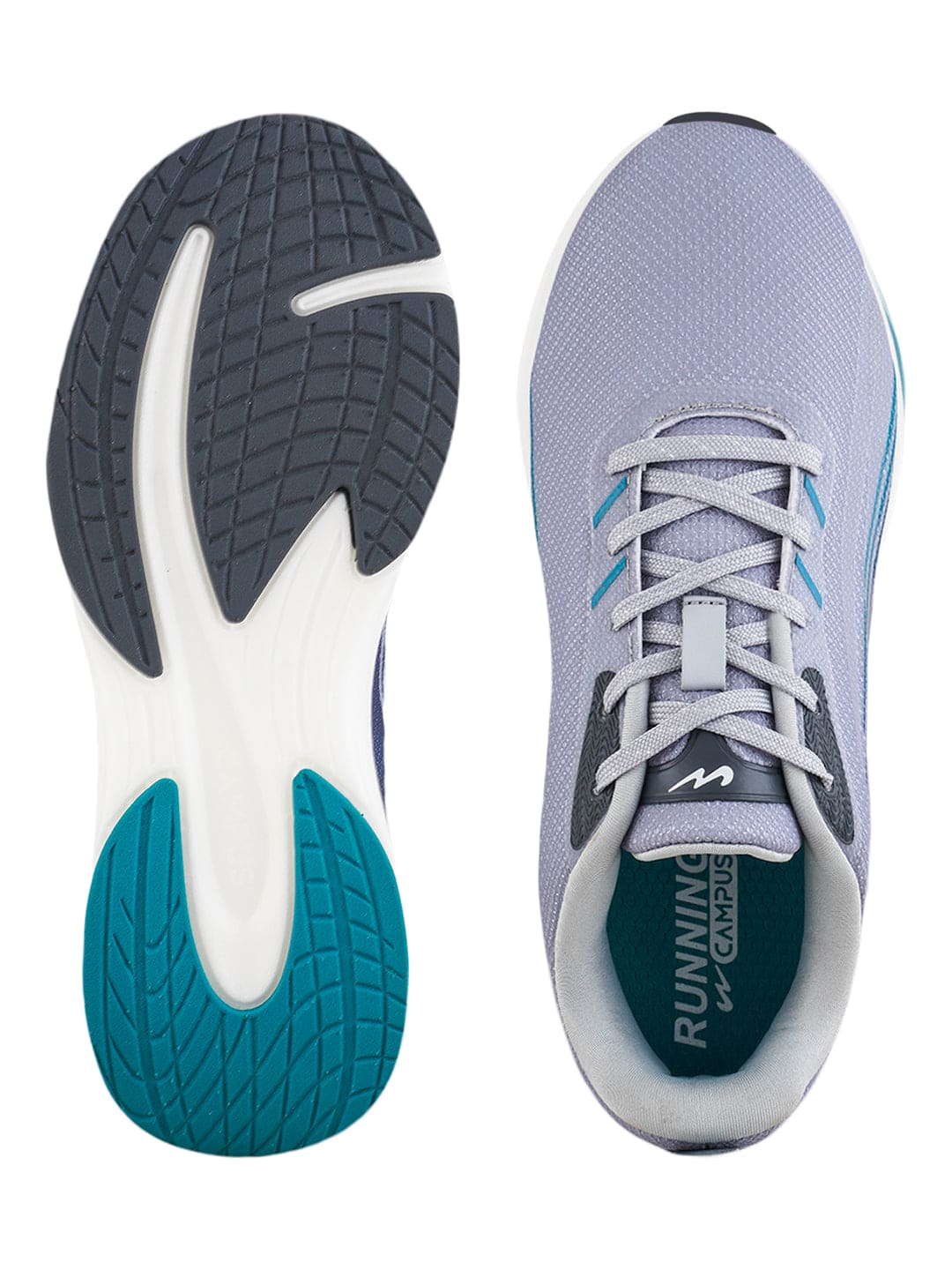 ZEON Grey Men's Sports Shoes - Image 5
