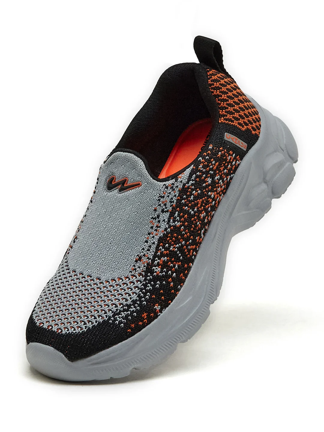 ZIP KIDS Grey Kids Walking Shoes - Image 3