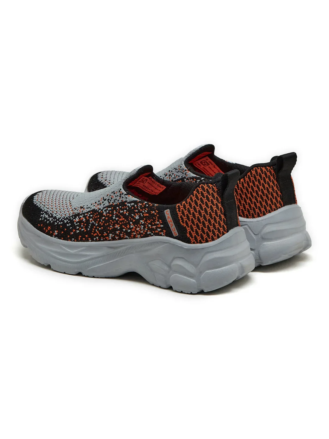 ZIP KIDS Grey Kids Walking Shoes - Image 5