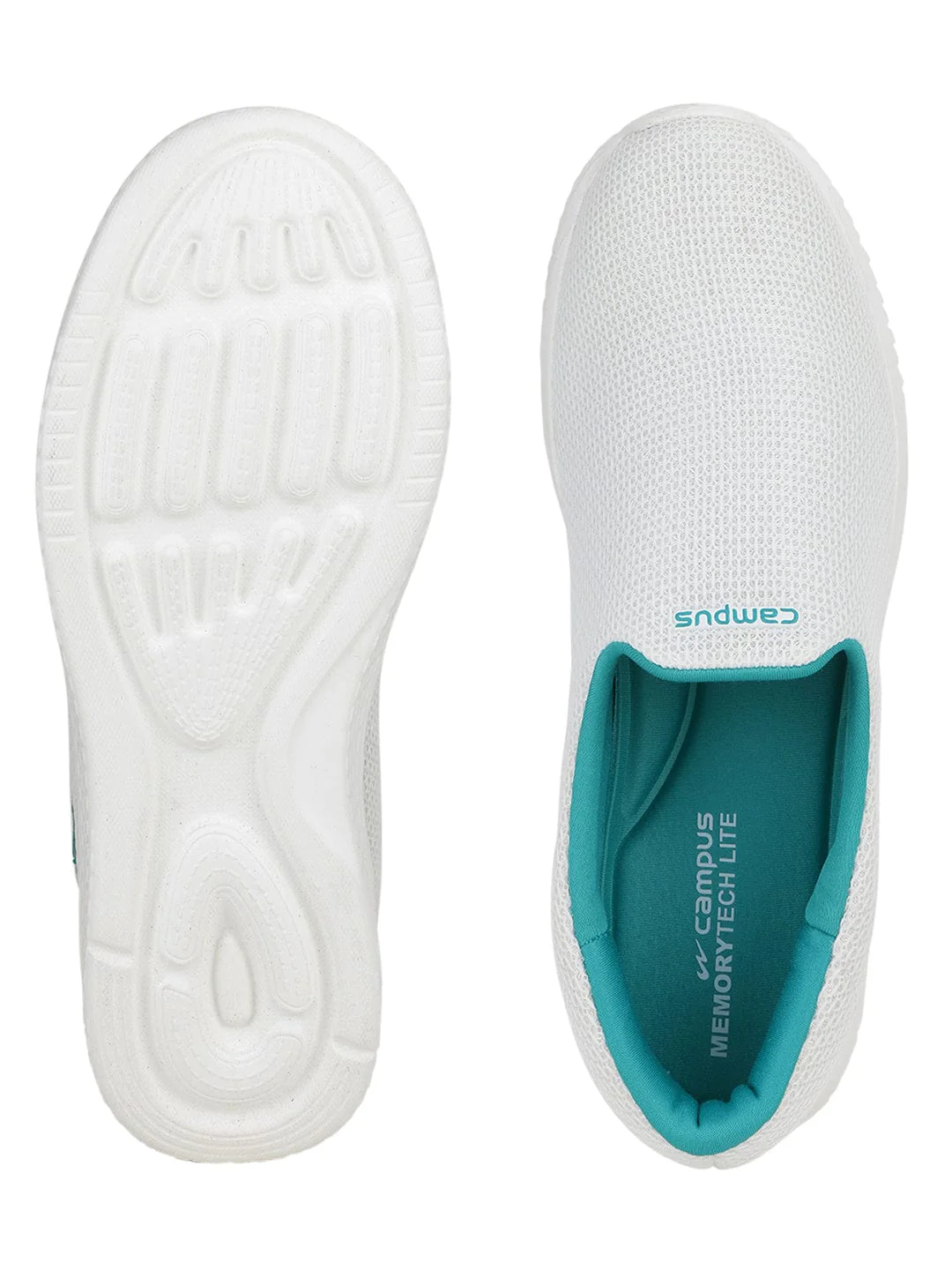 ZOE PLUS White Women's Walking Shoes - Image 5