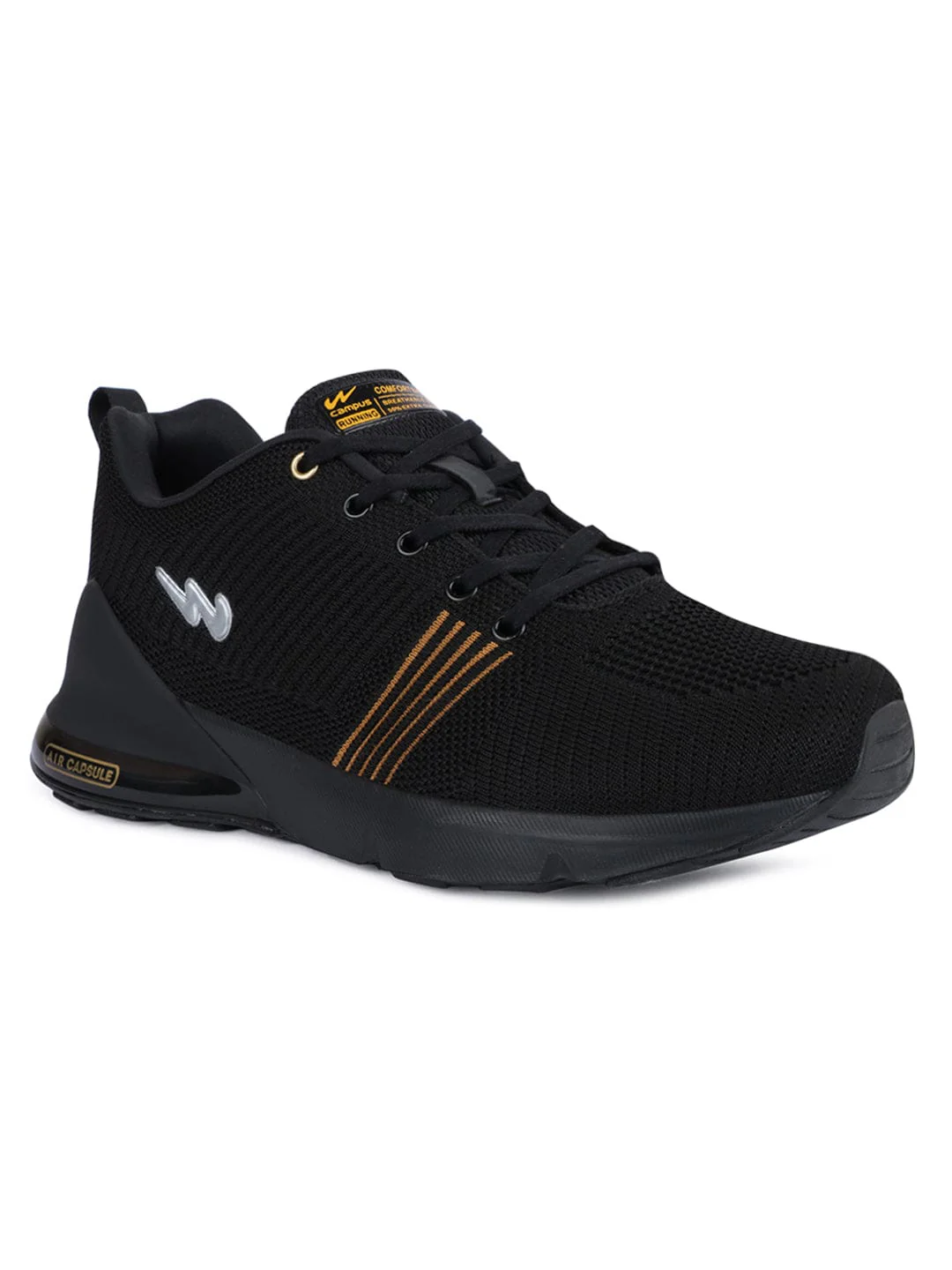 ZURIK PRO Black Men's Sports Shoes - Image 2