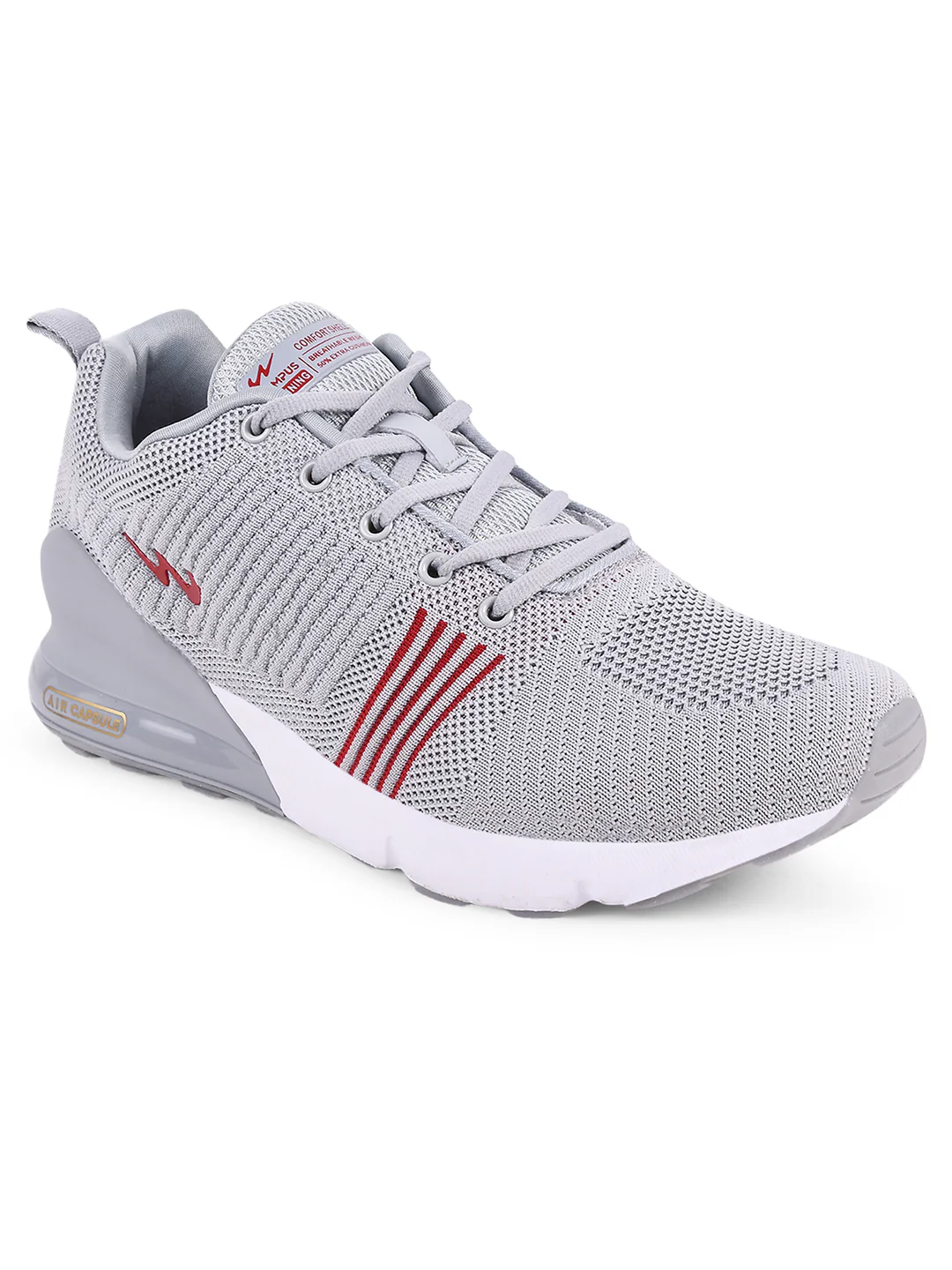 ZURIK PRO Grey Men's Sports Shoes - Image 2