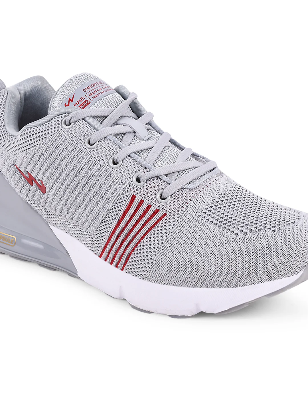 ZURIK PRO Grey Men's Sports Shoes - Image 4