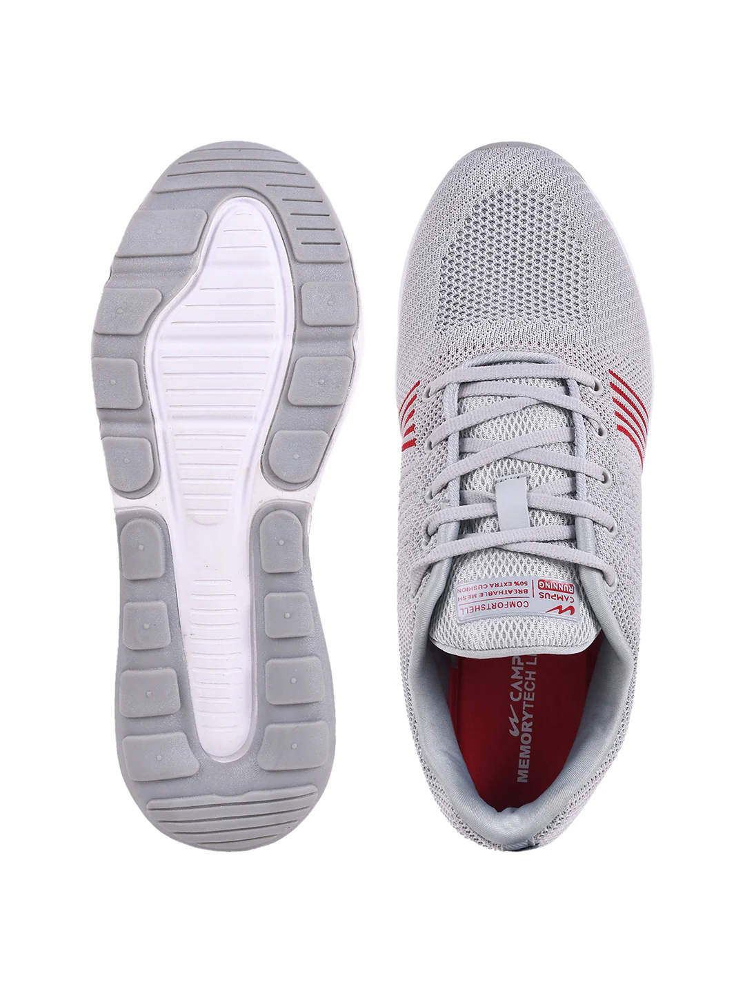 ZURIK PRO Grey Men's Sports Shoes - Image 5